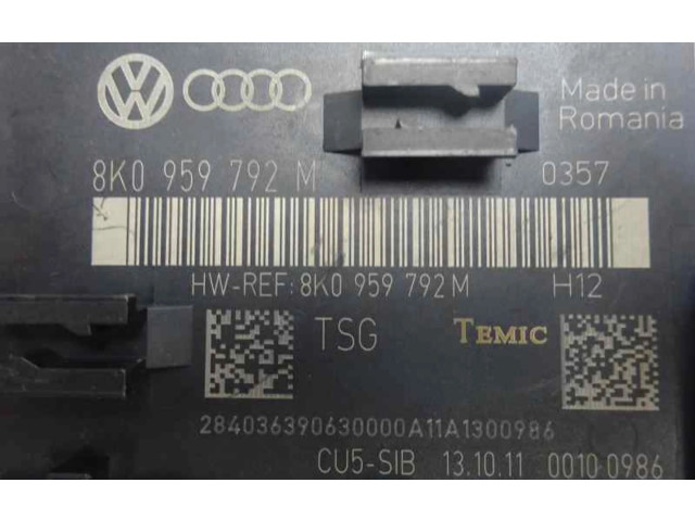 Блок комфорта 8K0959729M Audi A4 S4 B8 8K