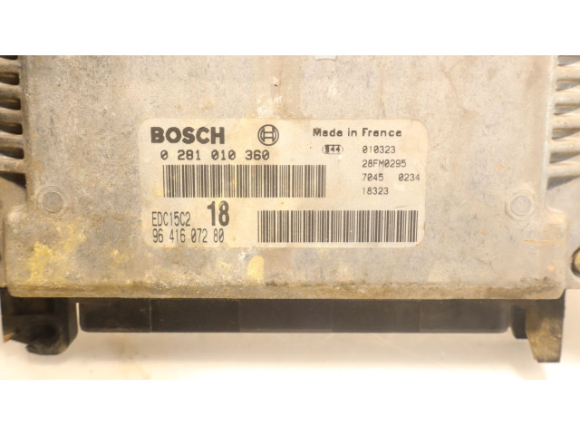 Řídící jednotka 0281010360 Citroen Berlingo 2001