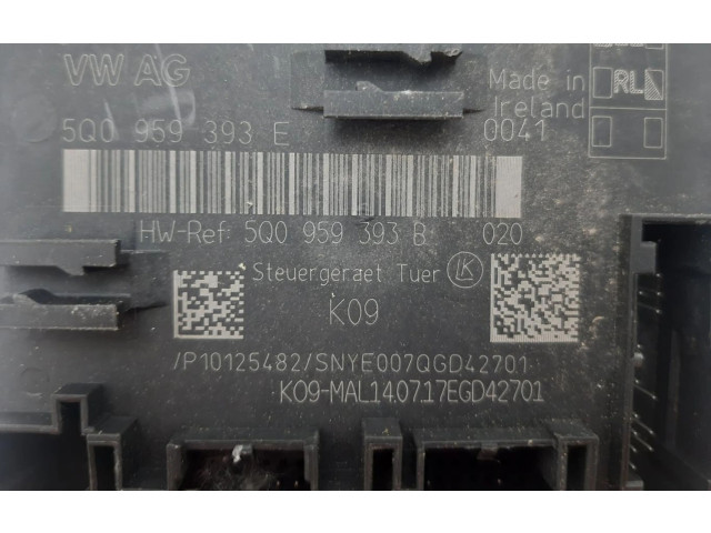 Блок комфорта 5Q0959393B Volkswagen Golf VII