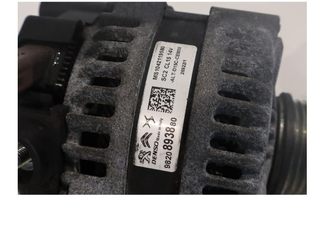 Генератор    9820893880   Peugeot 2008 II