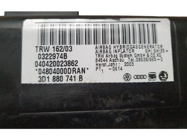 Боковая подушка безопасности 3D1880741B   Volkswagen Phaeton