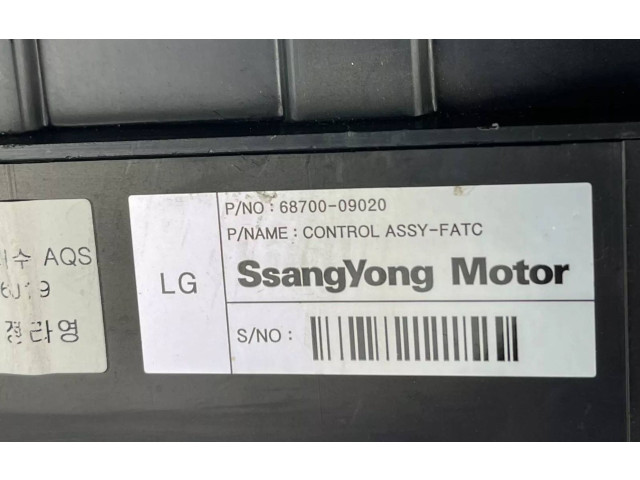 Блок управления климат-контролем 68700-09020, 6870009020 SsangYong Kyron