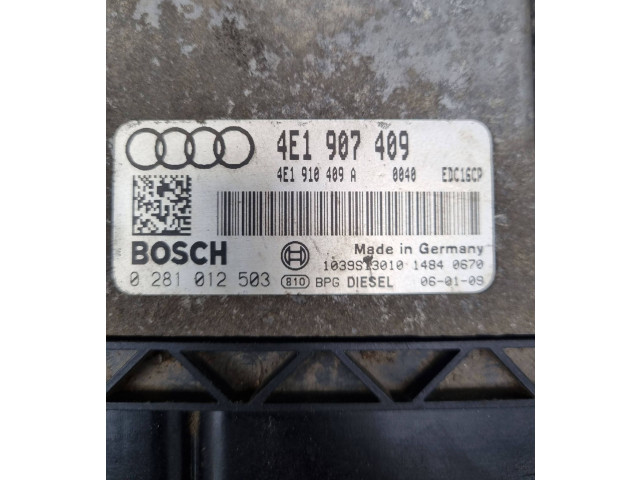 Řídící jednotka 4E1907409, 4E1910409A Audi A8 S8 D3 4E 2006