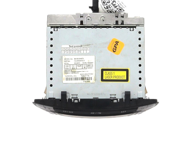 Поршень Радио/ проигрыватель CD/DVD / навигация CFA 6564K6, I1-0435C  Peugeot 107  