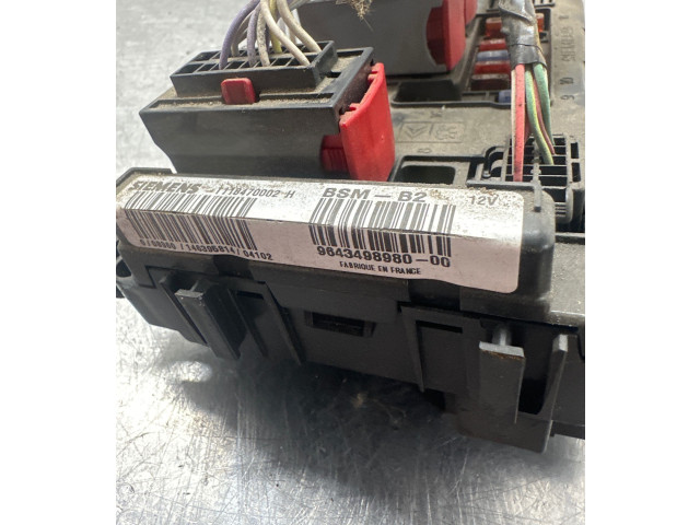   Pojistková skříňka 9643498980   Citroen Berlingo 2001