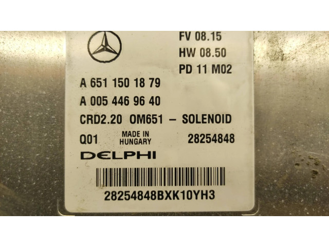 Řídící jednotka A6511501879, 28254848 Mercedes-Benz Vito Viano W639 2011