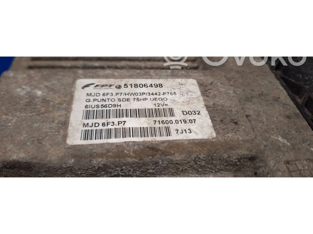 Řídící jednotka 51806498 Fiat Punto (199) 2013
