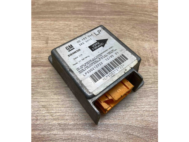 Блок подушек безопасности 90483546, 5WK4115   Opel Tigra A