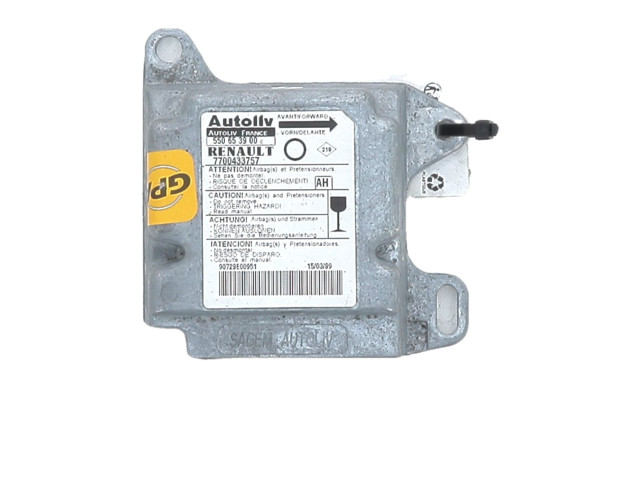 Блок подушек безопасности 7700433757, G0-8684H   Renault Twingo I