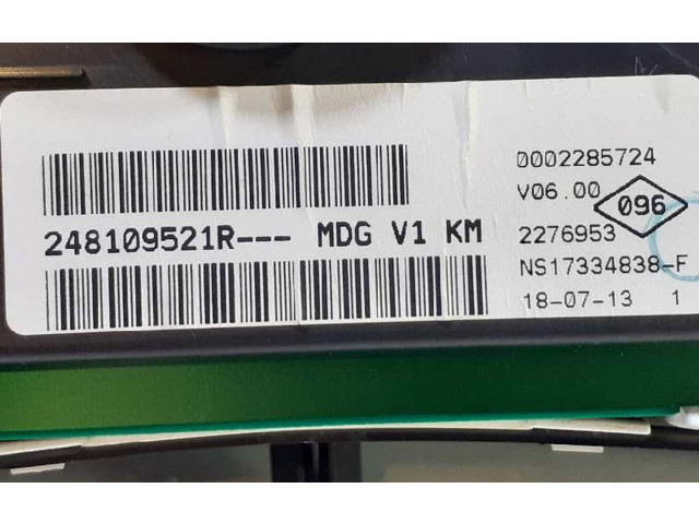 Панель приборов 248109521R, NS17334838F Dacia Dokker