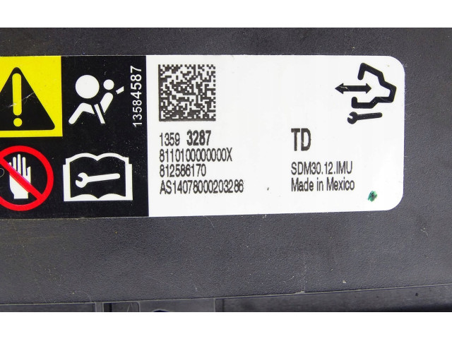 Блок управления надувных подушек 13593287, 13593287 Vauxhall Insignia A