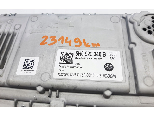 Панель приборов 5H0920340B, 149KM Volkswagen Golf VIII