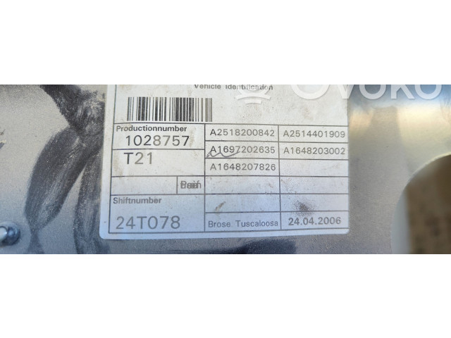 Электрический механизм для подъема окна без двигателя  A25182000842   Mercedes-Benz R W251 