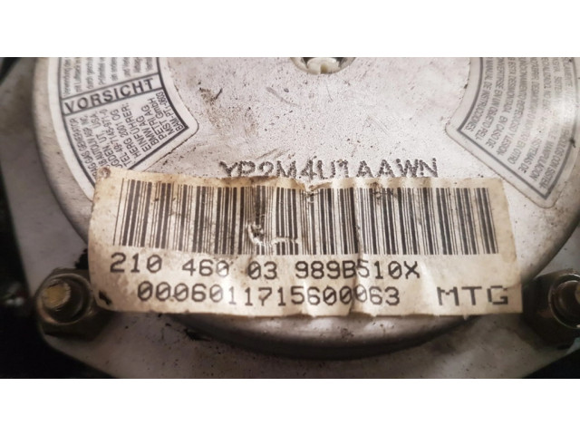 Подушка безопасности водителя 21046003, 989B510X   Mercedes-Benz E W210