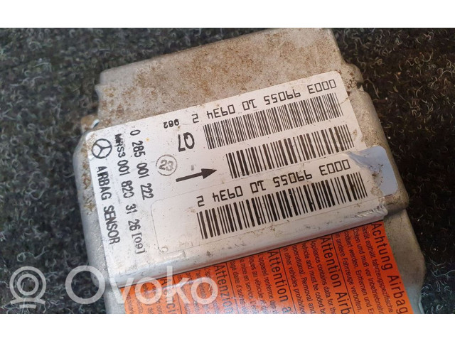 Блок подушек безопасности 0285001222, 0018203126   Mercedes-Benz A W168