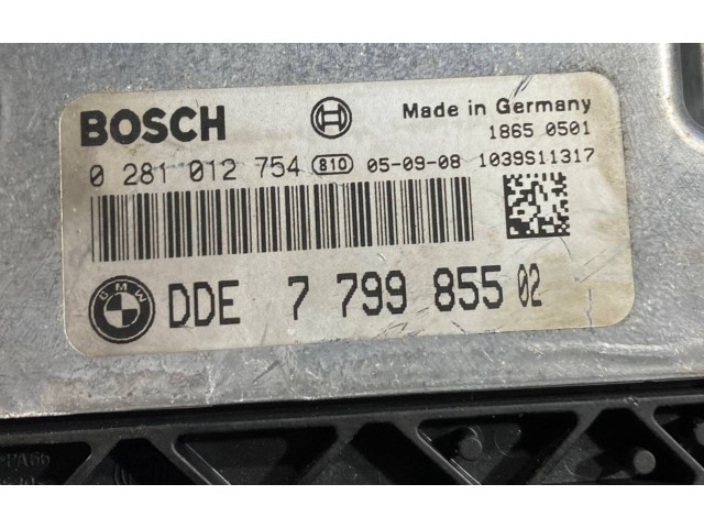 Řídící jednotka 7799855, 0281012754 BMW 5 E60 E61 2006