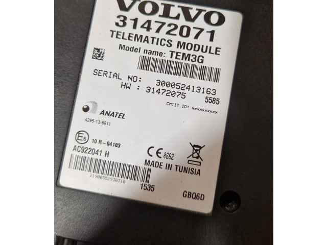 Блок управления 31472071, 31472075 Volvo V70