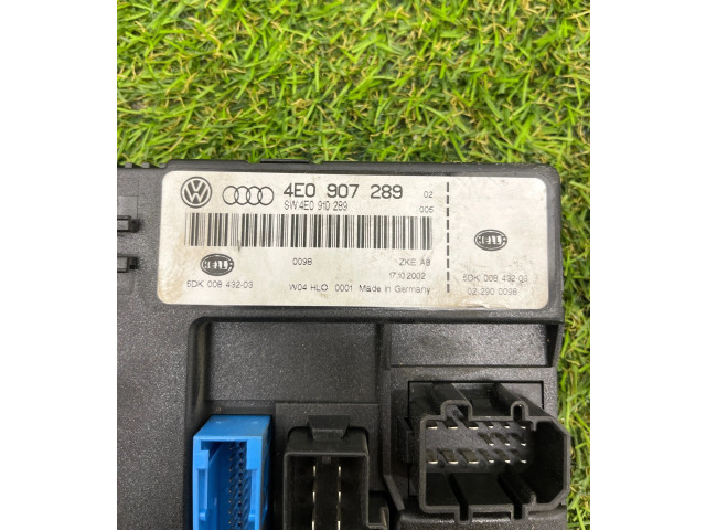 Блок комфорта 4E0907289, 5DK00843203 Audi A8 S8 D3 4E