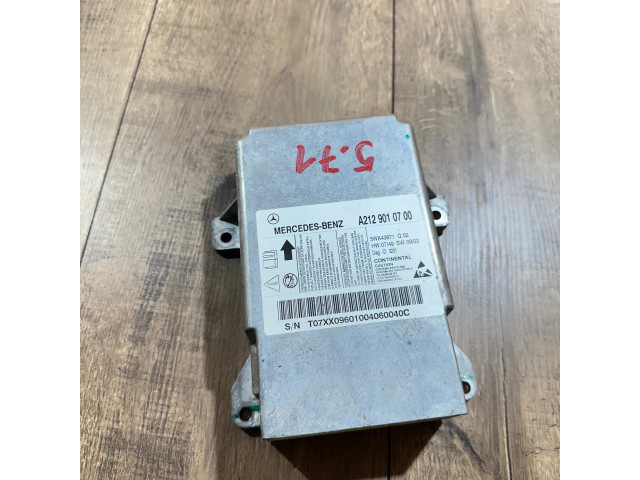 Блок подушек безопасности A2129010700, 20960100406   Mercedes-Benz E W212