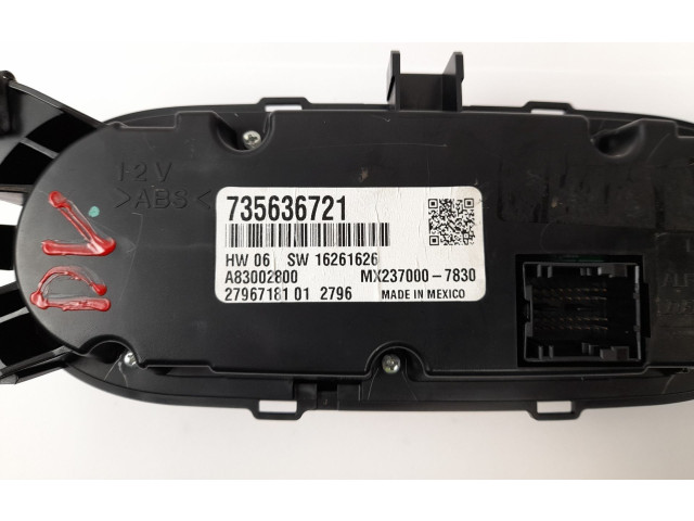 Блок управления климат-контролем 735636721   Fiat 500L