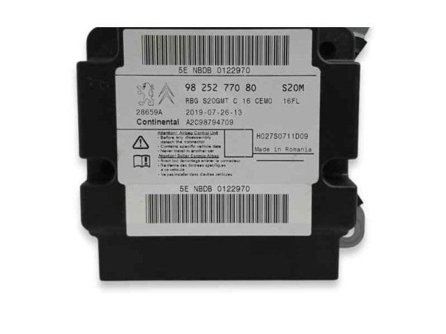 Блок подушек безопасности 9825277080, A2C98794709   Citroen C3 Aircross