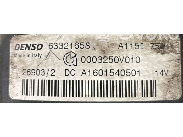 Генератор 63321658, 63321658 Smart ForTwo I