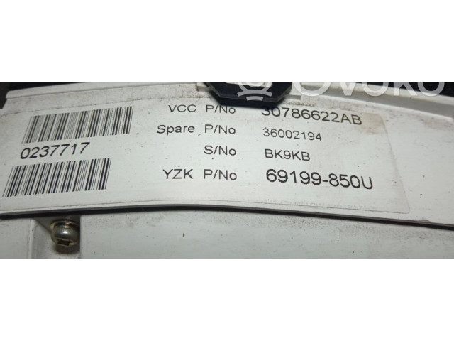 Панель приборов 36002194, 30786622AB   Volvo V70       
