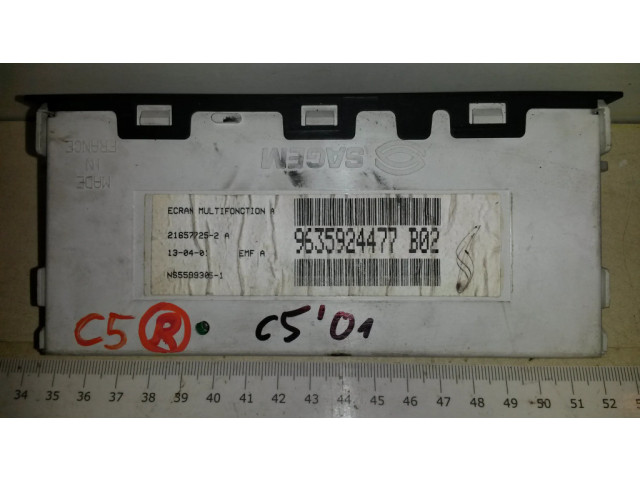 Дисплей 9635924477, 9635924477B00 Citroen C5