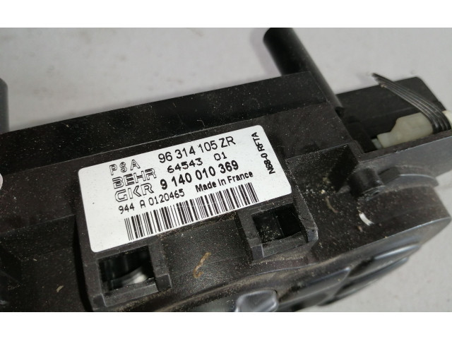 Блок управления климат-контролем 96314105ZR, 9140010369 Citroen Xsara Picasso