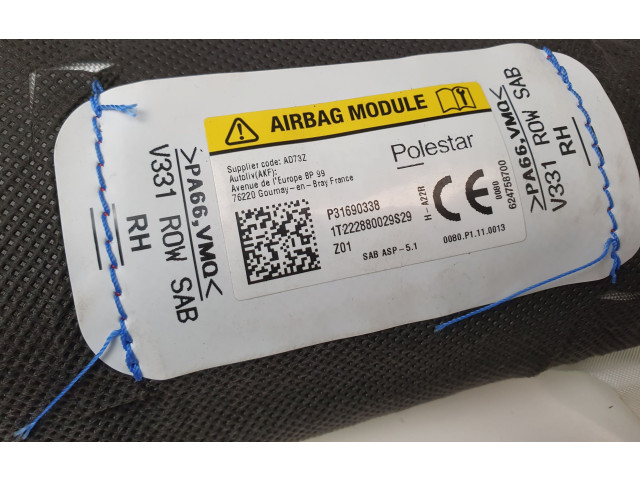 Подушка безопасности в сиденье 31690338, P31690338 Polestar 2