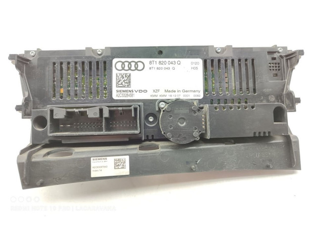 Блок управления климат-контролем 8T1820043Q Audi A5 8T 8F