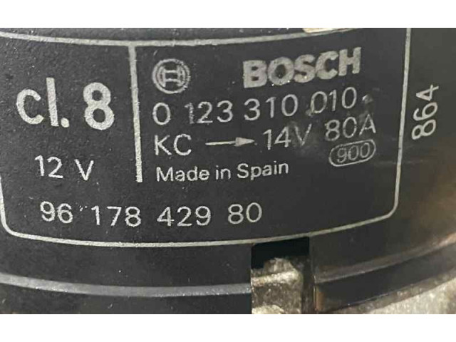 Генератор 9617842980, BOSCH Peugeot 306
