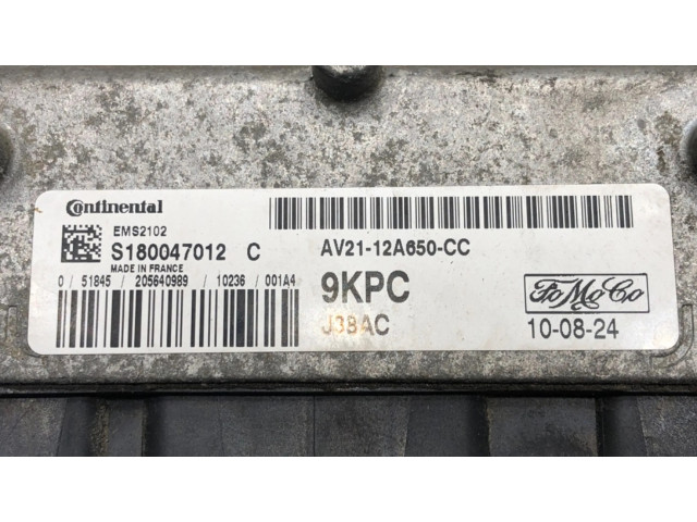 Řídící jednotka AV21-12A650-CC Ford Fiesta 2008