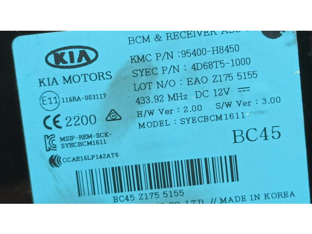 Блок управления 95400H8450, 4D68T51000 KIA Rio