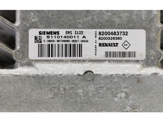 Блок управления двигателя 8200483732, 8200326380 Dacia Logan Pick-Up