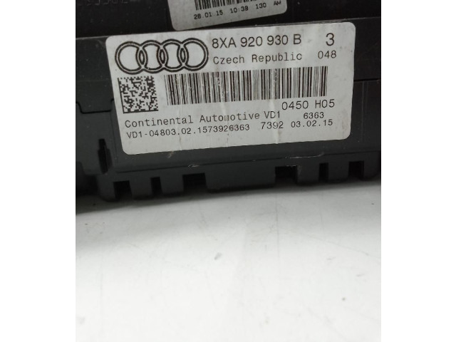 Панель приборов 8XA920930B   Audi A1       